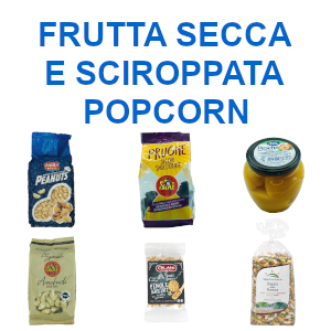Frutta secca e sciroppata Popcorn